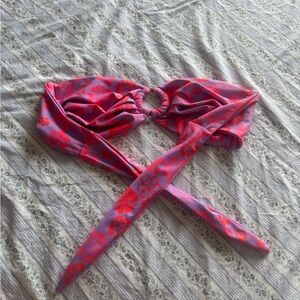 Kulani Kinis Purple and Red Floral Bikini Bottom